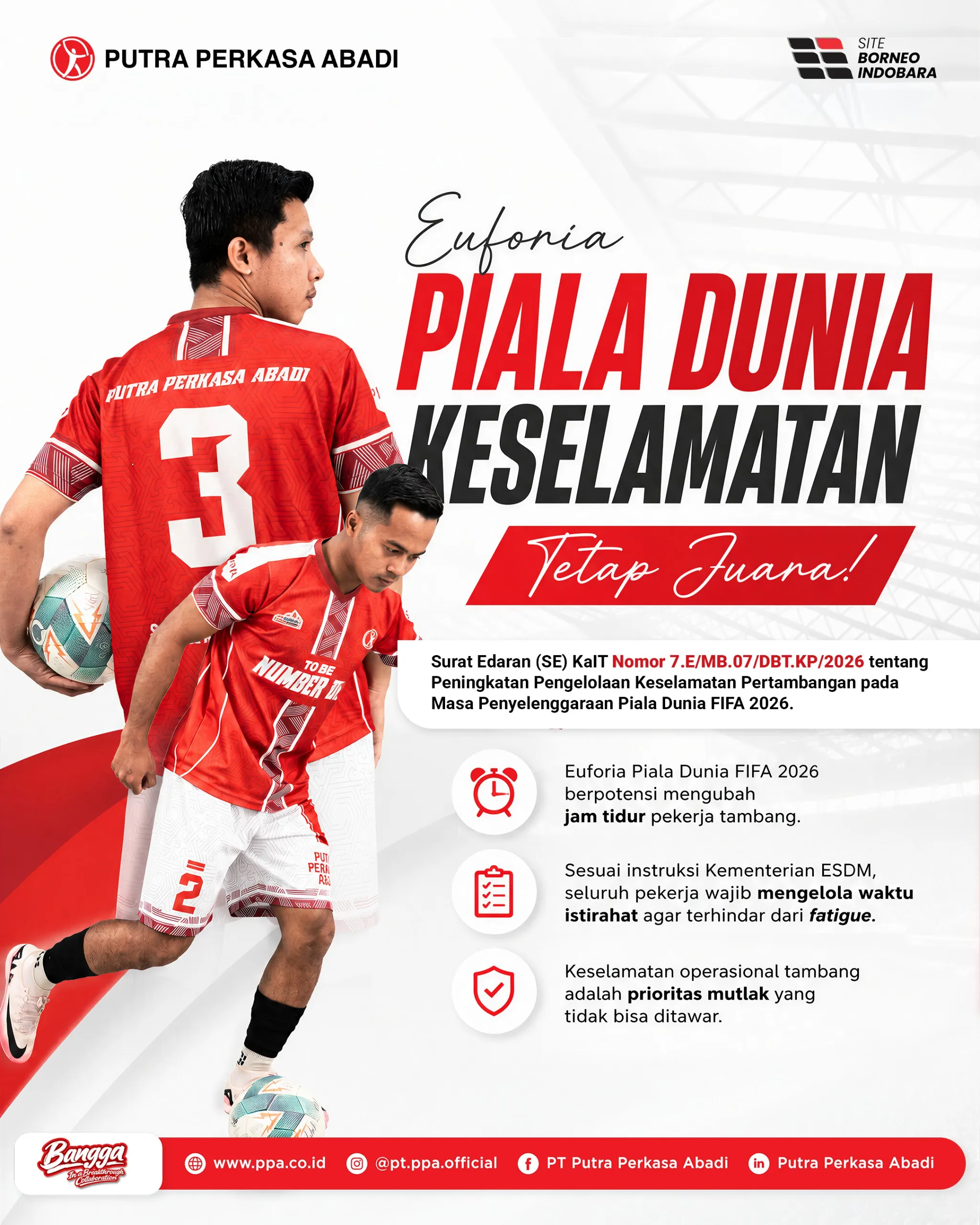 Antisipasi Bahaya Fatigue Selama Piala Dunia 2026, Keselamatan Tetap Menjadi Prioritas Utama