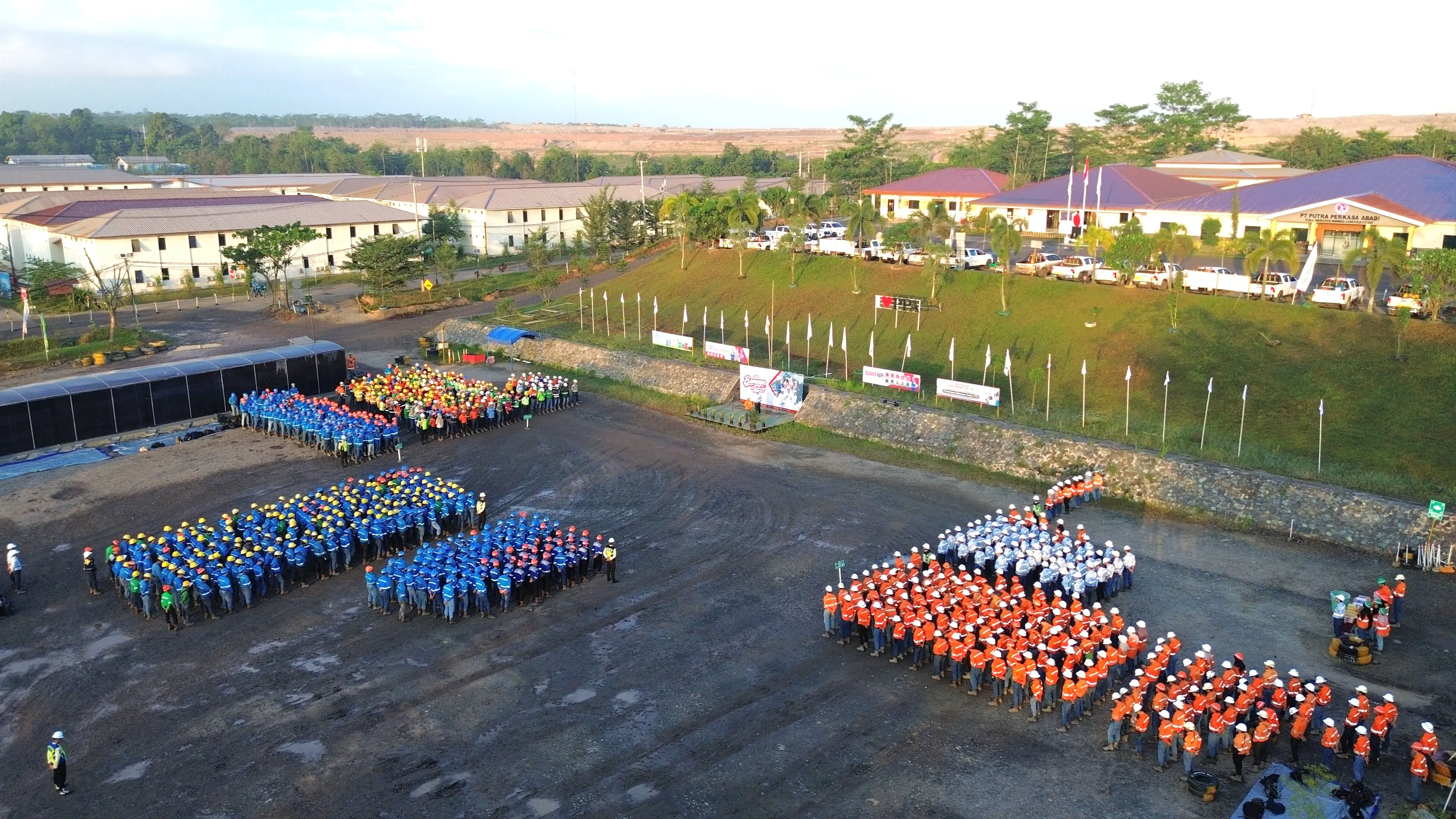 Kobarkan Semangat Kolaborasi dan Keselamatan, PPA Site BIB Sukses Gelar General Safety Talk (GST) di Lapangan Utama