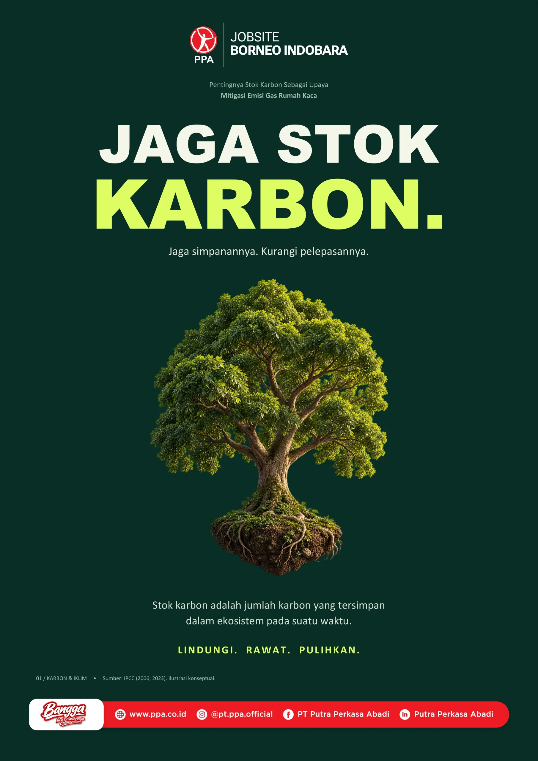 Menjaga Penyimpanan Karbon untuk Mitigasi Emisi Gas Rumah Kaca